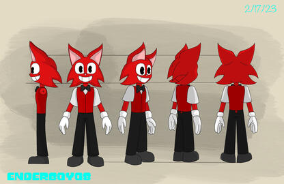 Joy The Cat (Turnaround Ref Sheet)