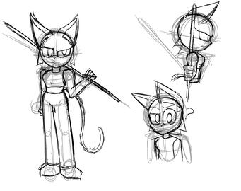 Guardian AU-Violet The Black Cat